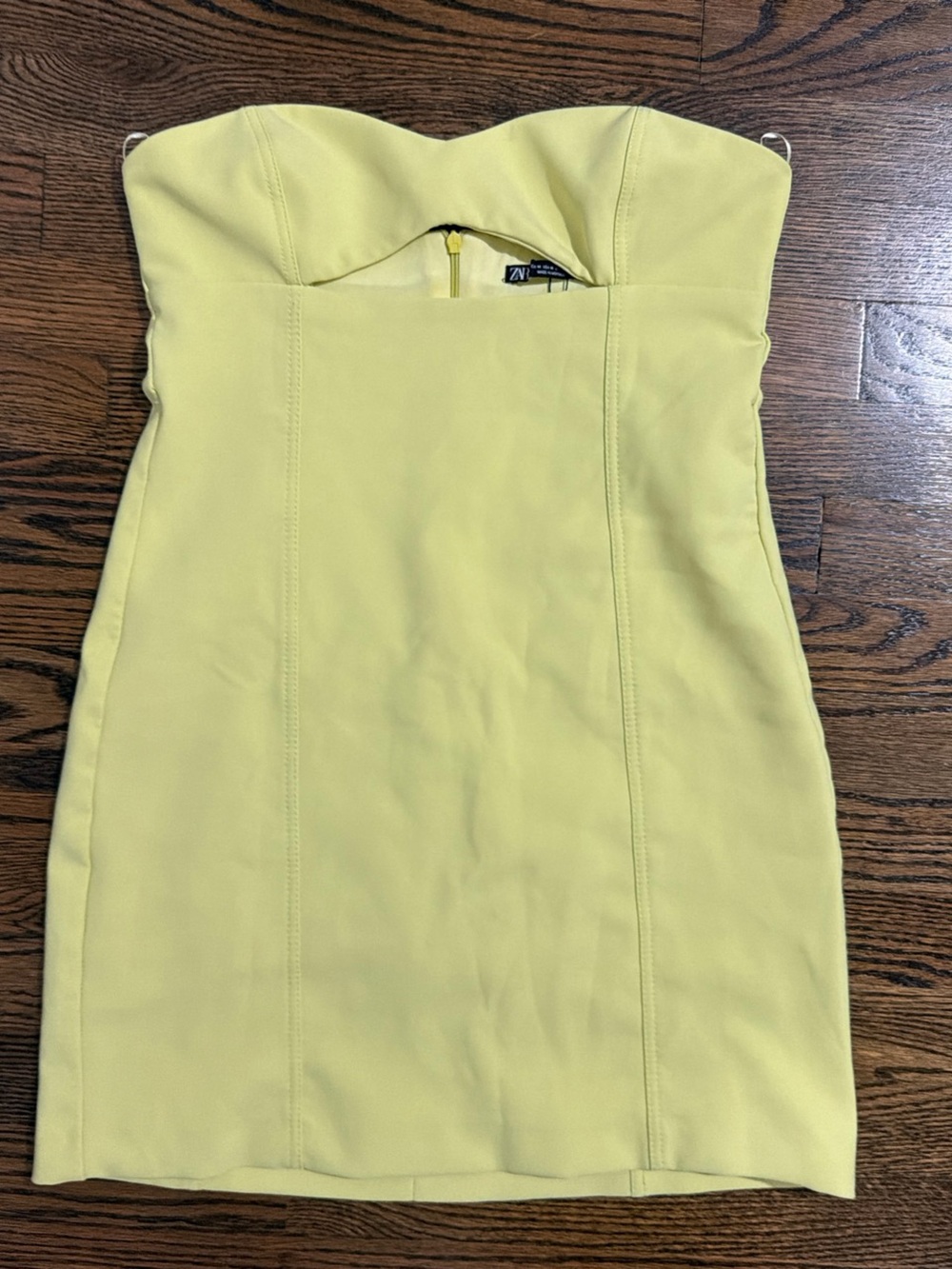 Zara Yellow Mini Dress NWT
